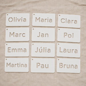 Plantillas personalizadas con nombres
